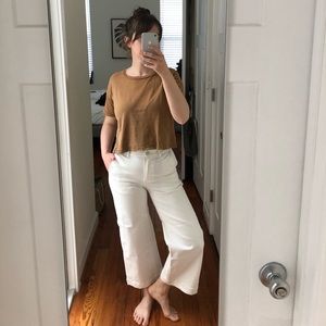Everlane wide leg crop pants